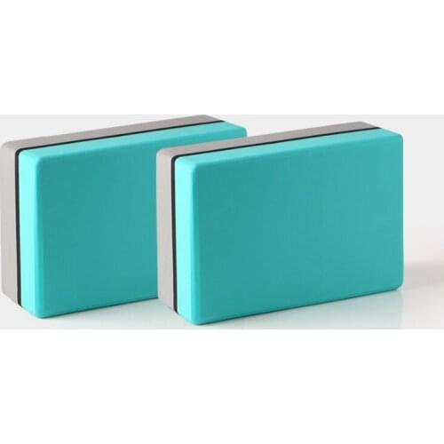 High-density EVA Environmental Protection Two-color Yoga Brick Anti-skid Anti-stress Exercise FitnessYoga Block Pilates Beginner