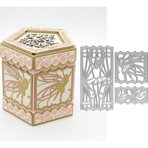 Fairy Dancer Box Decor Frame Metal Cutting Dies Stencils For DIY Scrapbooking Decoration Embossing Supplier Cards Craft Die Cut