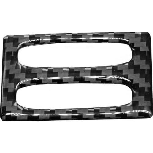 For Benz W204 old C-class model center control air vent real carbon fiber interior decoration modification stickers