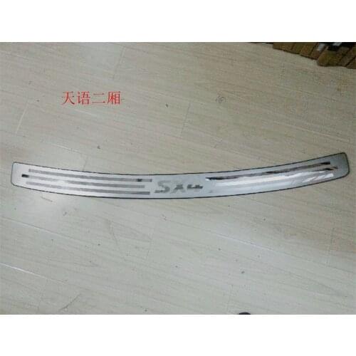 For Suzuki sx4 Hatchbac 2011-2013 Stainless Steel Rear Bumper Protector Sill Trunk Guard Cover Trim car accessories