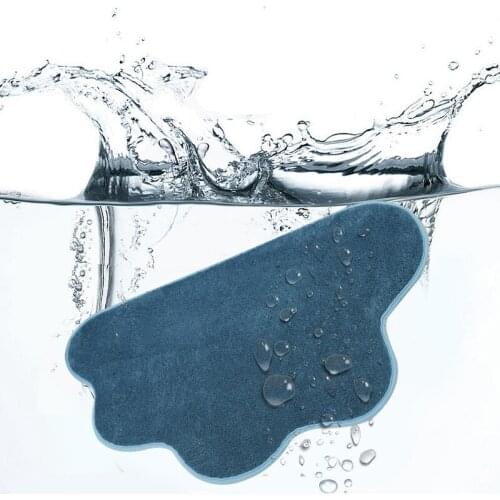 Home Bath Mat Superfine Fiber Bathroom Carpet Water Absorption Anti-slip Memory Foam Absorbent Washable Rug Toilet Floor Mat