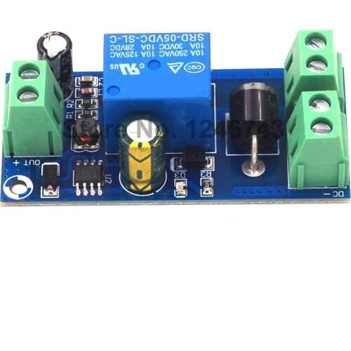 Power Supply 5V to 48V Board Relay Module Power-OFF Protection Module Automatic Switching Module UPS Emergency Cut-off Battery