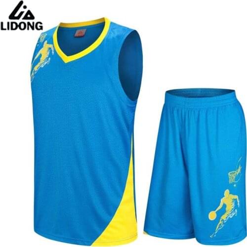 2019 New Kids Basketball Jersey Sets Child Sports Uniforms Clothing Breathable Youth Boys Basketball Jerseys Kits Diy Printing