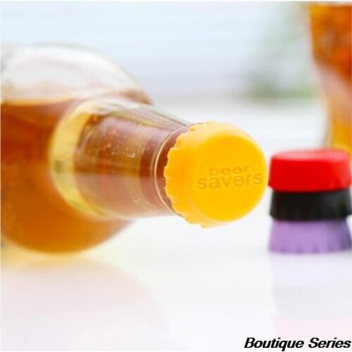 6 Pcs Reusable Delicate Silicone Bottle Caps Beer Caps Soda Coke Caps Wine Utility Bottle Stoppers