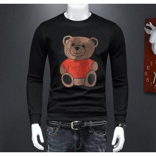 Fashion Hot drill Pullover Hoodies Men Casual Hooded Streetwear Sweatshirts Hip Hop Male Tops Casual man and women