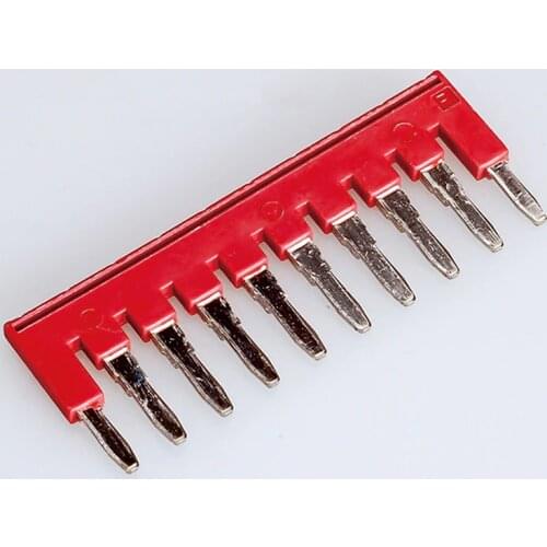 MP 1pcs module relay wiring connector 10-way plug-in insulated bridge connector 6.2cm long fast connector strip ,connector bar
