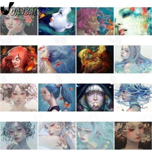 Cartoon Girl Diamond Painting 5Ddiy Character Cross Stitch Comics Picture Diamond Mosaic Embroidery Children Handmade Room Decor