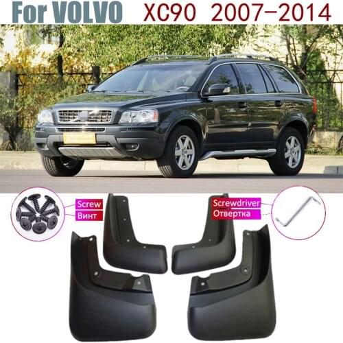 Front Rear Car Mud Flaps Splash Guards Mud Flap Mudguard Fender Mudflap For VOLVO XC90 2014-2006 Mudflaps 2013 2010 2009 2008