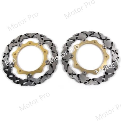 2PCS CNC Floating Disk Front Brake Disc Rotor For Yamaha XP T-MAX 530 / TMAX 2012 2013 2014 2015 / Tmax530 ABS 530 2012-2018