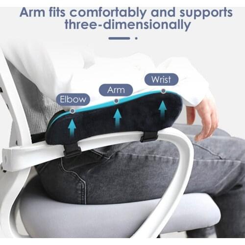 Office Chair Armrest Pad Elbow Pillow Comfortable Support Cushion Memory Foam Inner Core Sofa Cushion Wholesale For Game Chair