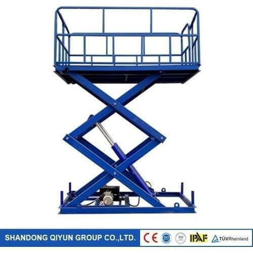 Qiyun CE ISO 5m Widely Used Hydraulic Electric Stationary Scissor Lifts