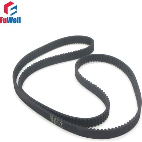 HTD3M Timing Belt 15mm Width Rubber Toothed Pulley Belt 699/708/711/732/741/750/753/768/801/804/810-3M Transmission Gear Belt