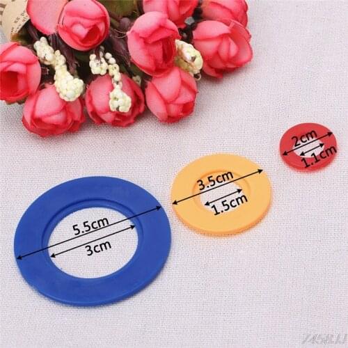 DIY Pompom Maker Fluff Ball Weaver Pom Poms Knitting Crafts Tool G22 Drop ship