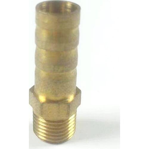 1pc Pipe Fitting 6mm 8mm 10mm 12mm Hose Barb x 1/8" BSP Male Thread Brass Barbed Pipe Fitting Nipple Coupler Connector GMN