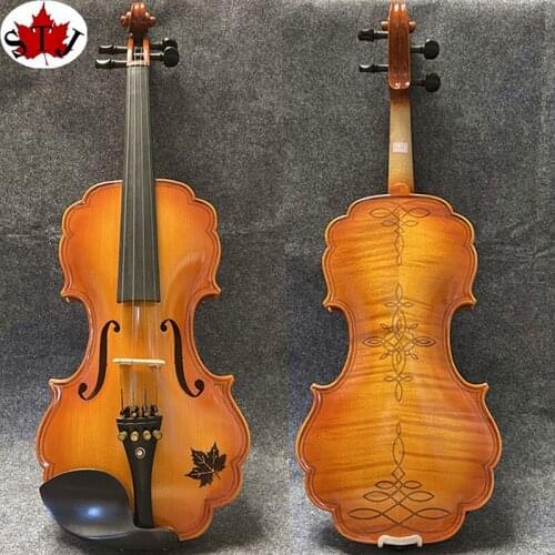 Baroque style SONG Brand maestro 4/4violin, voice is clear and beautiful#13078
