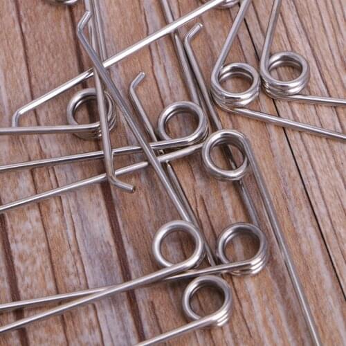 10Pcs V Shape Steel Compression Spring Gardening Scissors Accessories Tool Y5JA