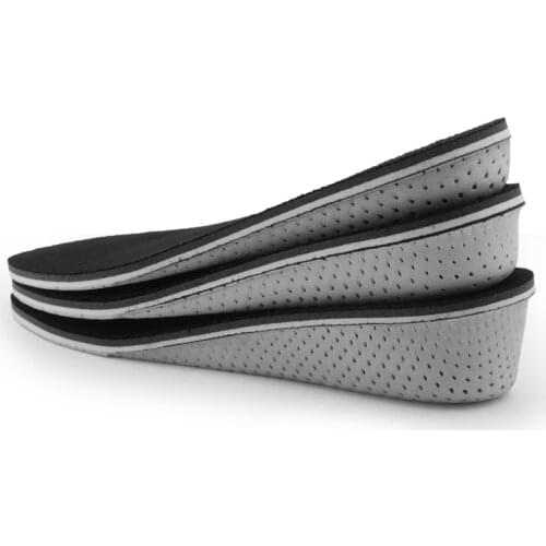 Baasploa Height Increase Insole Breathable Memory Foam Heel Lifting Inserts Shoe Lifts Shoe Pads Elevator Insoles for Unisex