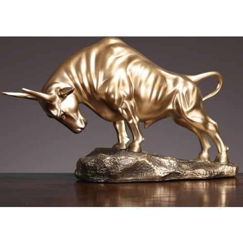 Resin Craft Delicate Taurus Ornament Taurus Home Decoration Supplies Decorative Taurus for Living Room Study Room Bedroom