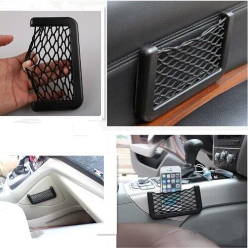 Universal car seat side back storage net bag FOR ford mondeo mk3 peugeot 208 renault captur dacia duster golf mk5 bmw x5 e70