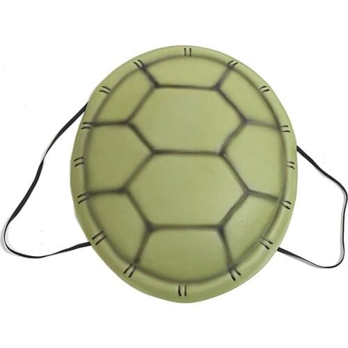 Turtle Shell Cosplay Simulated Halloween Dress Green Wear-resistant Durable Party Decor EVA Comfortable To Wear Outfit Props