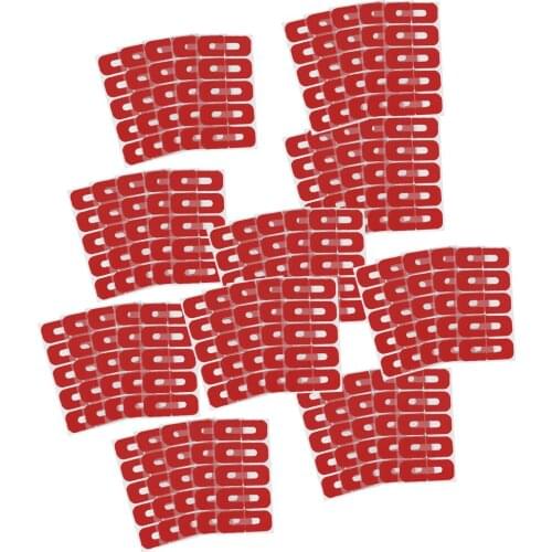 150pcs/pack U-Shape Red Peel Off Tape Nail Skin Guard Protectors Sticker