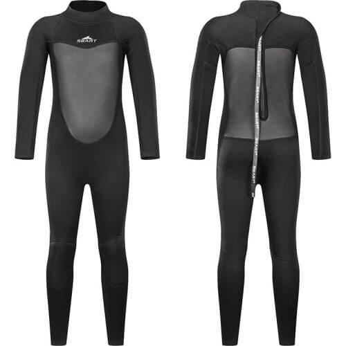 2MM Mens and Womens Sun Protection Swimsuit Long-sleeved Snorkeling Jumpsuit Swimming Speed Dry Wetsuit One Piece Swimsuit