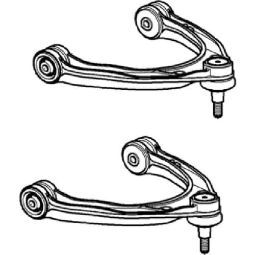 2PC Fit For 03-06/08-10 Porsche Cayenne 04-10 VW Touareg 07-10 Audi Q7 95534102702 Front Left & Right Upper Control Arms