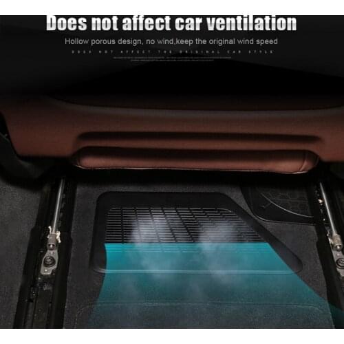2 pieces For BMW 5 Series F10/F11/F18 11-17 18 Car Styling Vent Cover Under Seat Grille air condition dust vent Cover Mat