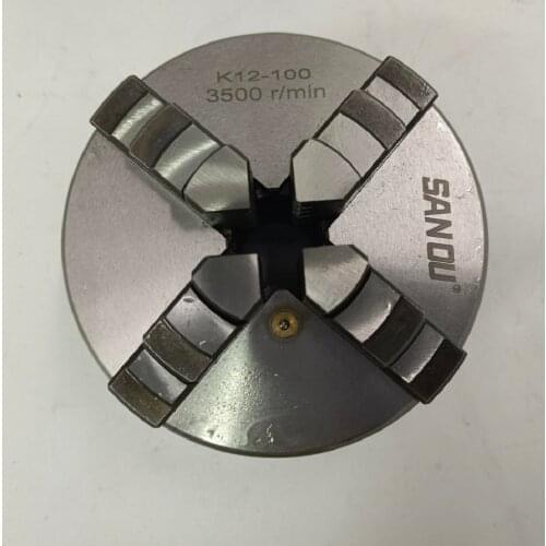 4Jaw Lathe Chuck Self-centering 80mm 100m 125mm 130mm 160mm 4 Jaw Metal Lathe Chuck CNC Metalworking