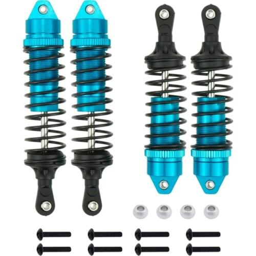 4pcs/lot Aluminum 2 Front 2 Rear Shock Absorber Assembled for 1/10 Traxxas Slash 4x4 4WD 727 RC Car Parts