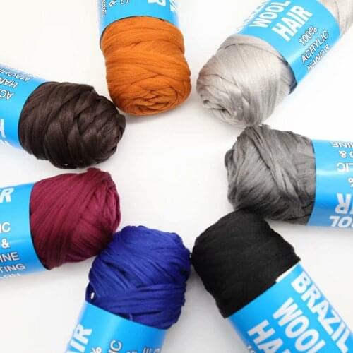 5pcs dirty braids polypropylene multi-strand yarn 80g African wool braided hair extension line