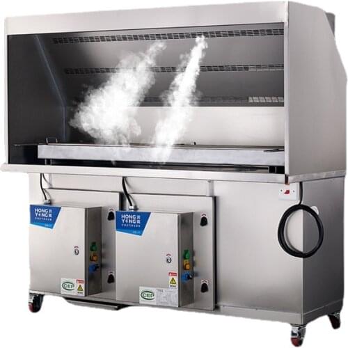 Smokeless kitchen equipment Commercial oil fume purification barbecue truck Spot oil fume purification all-in-one machine