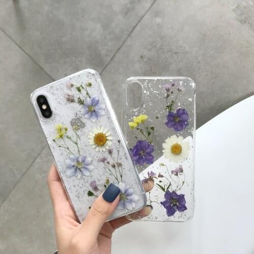Flower transparent phone case for iphone12 12pro max 12mini soft case for iphone 11 pro max xr xs max 7 8 plus Protective cover