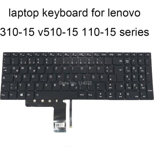 Backlight keyboard Replacement keyboards 310 15IKB for lenovo IdeaPad 310 15 IAP ABR 15ISK 15IAP 15ABR German black new PM5LB GE