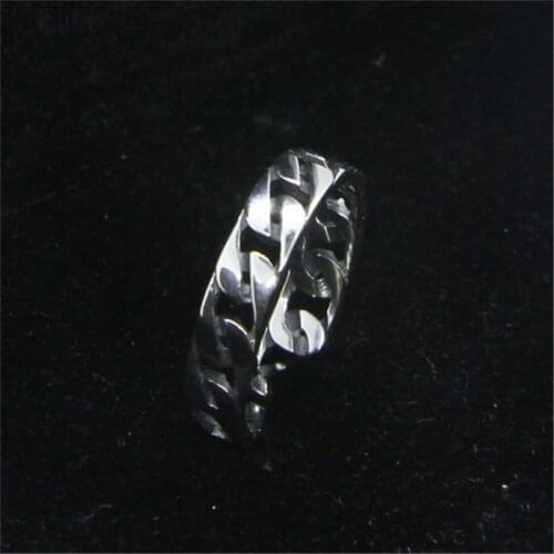 Size 6-10 Dropship 925 Sterling Silver Cycle Ring Newest Design S925 Fashion Girls Ring