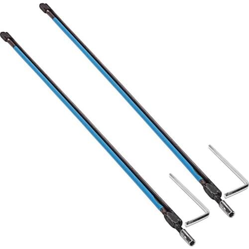2Pcs 46cmTwo Way Rod Type Dual Action Guitar Truss Rod Steel Blue Guitar Parts Accessories