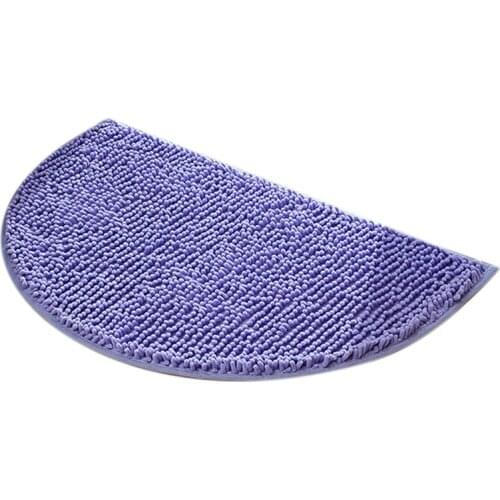 50X80cm Soft Carpet Slip-Resistant Bathing Room Rug Floor Door Mat Dirt Barrier Semi Circle Floor Door Cushion Mat Rug