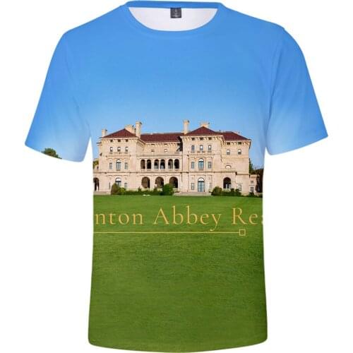 Downton Abbey print New Mens Tee Shirts T Shirts Short Sleeve Harajuku Casual T-shirt Fashionable
