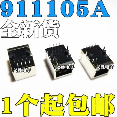 NEW HY911105A HR911105A RJ45 Network transformer With lamp network filter HY91110 Transformer with lamp network filter