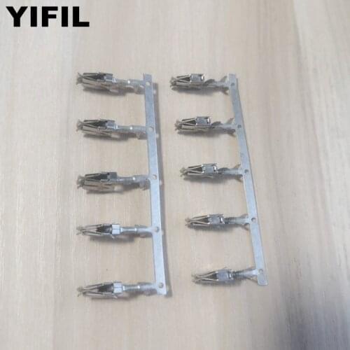 50/100pcs/lot Crimp Terminals (Pins) For Repair 0.5-2.5mm2 Wire For VW Audi Skoda VAG 000979023E