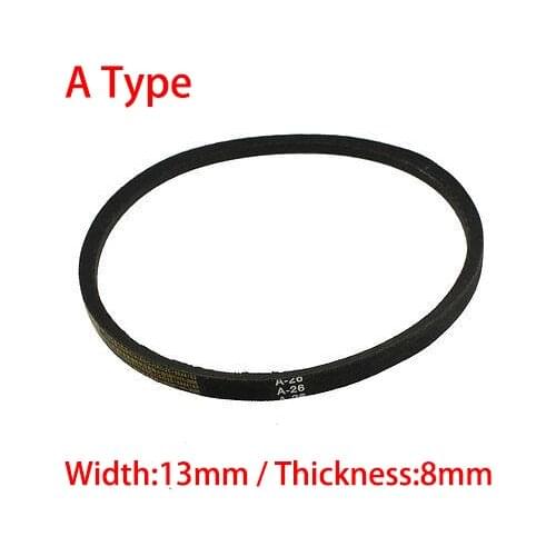 A 686 710 737 750 13mm Width 8mm Thickness Rubber Groove Cogged Machine Drive Transmission Band Wedge Rope Vee V Timing Belt