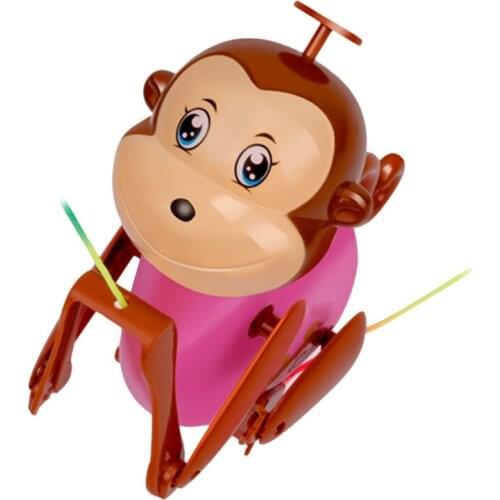 Funny Climbing Rope Plastic Monkey Toy for Kids&Adults Trick Toy with 2 Optional Colors Relieve Stress