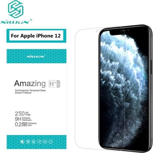 For iPhone 12 Pro Max Screen Protector Nillkin 9H 0.2MM Explosion-proof Tempered Glass Nano Anti-burst H+Pro for iPhone 12 Glass