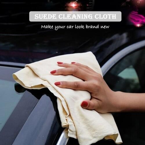1PC Car Cleaning Cloth Chamois Leather Car Wash Towel Absorbent Car Glass Clean Deerskin Towel Quick Dry Towel