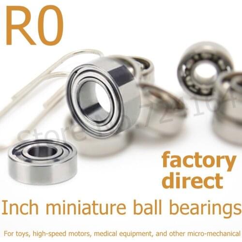 1PCS High Quality Model bearing R0 bearing 1.191*3.967*1.588mm. Inch miniature shielded deep groove ball bearing