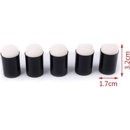 40pcs Finger Sponge Daubers Painting Ink Pad Stamping Brush Craft Case Art Tool with Box Scrapbooking DIY Crafts