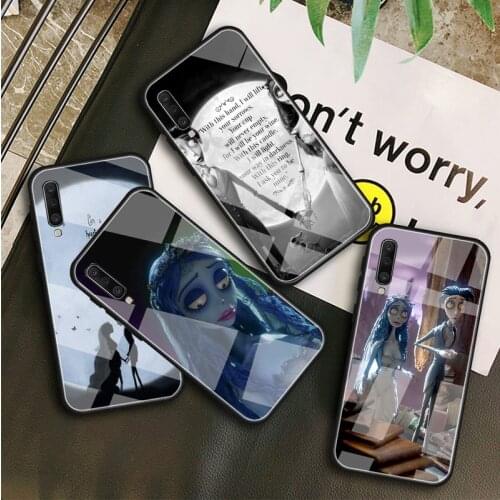 Tim Burtons Corpse Bride Tempered Glass Case For Samsung Galaxy A10S A10E A20S A20E A30S A40 A50S A60 A70 A80 A90 A6 A7 A8 Shell