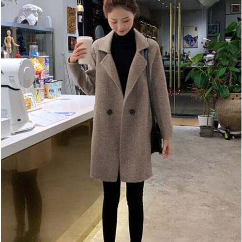 DANWEIHONG Women's Tweed Coats