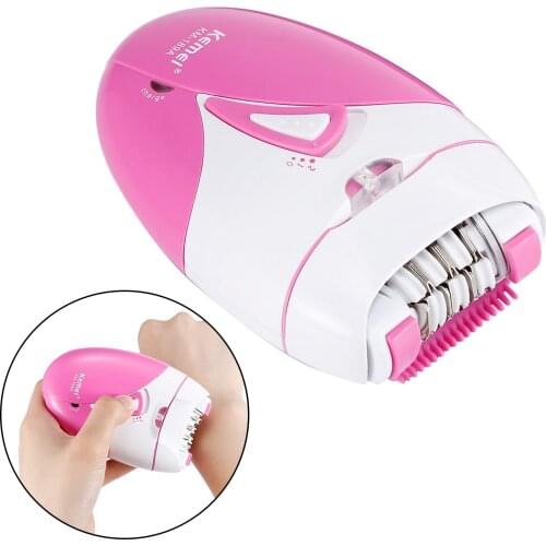 Deluxe Rechargeable Shaver Epilator Washable for Women Legs Bikini omen Shaver Hair Removal Electric Lady Shaving Trimmer