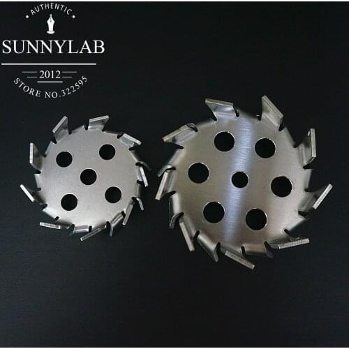 1pc 50mm-250mm lab stainless steel saw tooth type stirrer dispersion disk with diversion hole